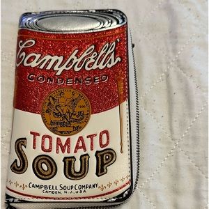 COACH Campbell’s Tomato Soup wristlet Andy Warhol nostalgia collection RARE